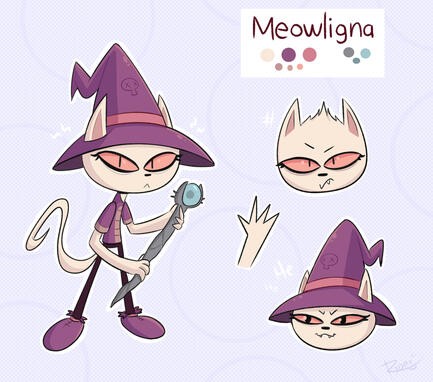 Meowligna (Reference Sheet)